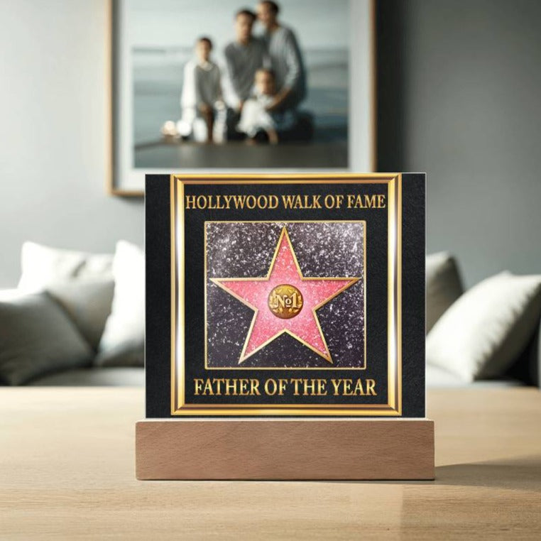 Gift For Father-Walk of Fame-Plaque