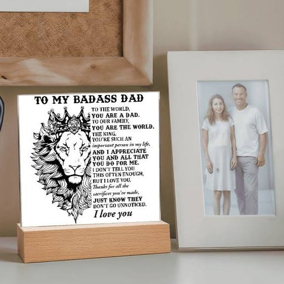Gift For Dad-Important Person-Plaque