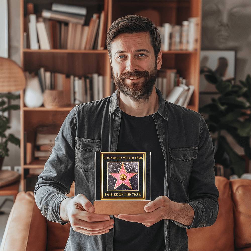 Gift For Father-Walk of Fame-Plaque