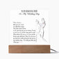Mom Wedding-My Wedding Day-Square Plaque
