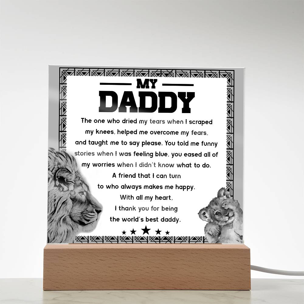 Gift For Dad-Makes Me Happy-Plaque