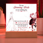 Gift For Bride from Future Husband-Square Plaque