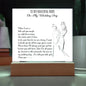 Mom Wedding-My Wedding Day-Square Plaque