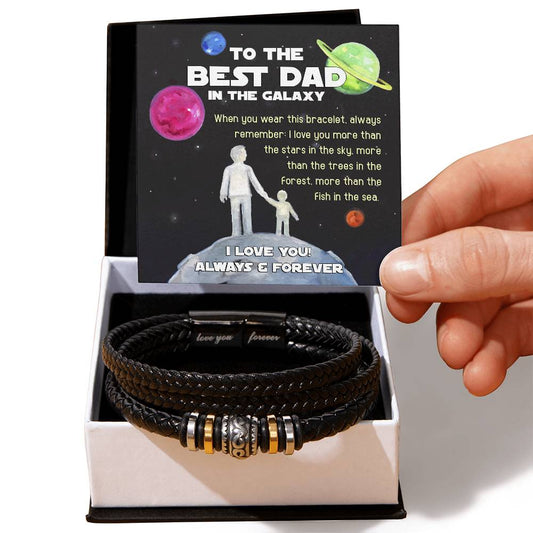 Gift For Dad-In the Galaxy-Bracelet