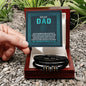 Gift for Dad-Grateful to  You-Bracelet