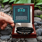 Gift for Dad-Grateful to  You-Bracelet