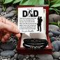 Gift For Dad-There For Me - From DAughter-Bracelet
