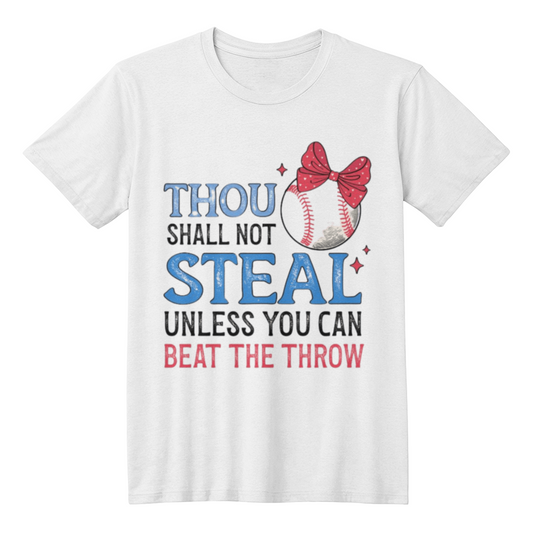 Baseball-Thou Shall Not Steal shirt