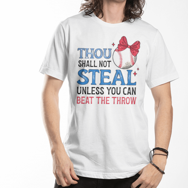 Baseball-Thou Shall Not Steal shirt