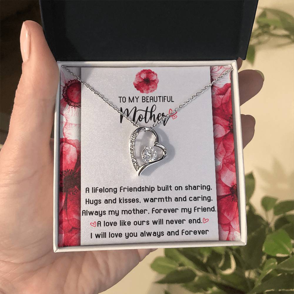 Gift for Mom-Will Never End-Forever Love Necklace