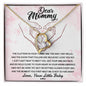Gift for Mommy-I Love You -Forever Love Necklace