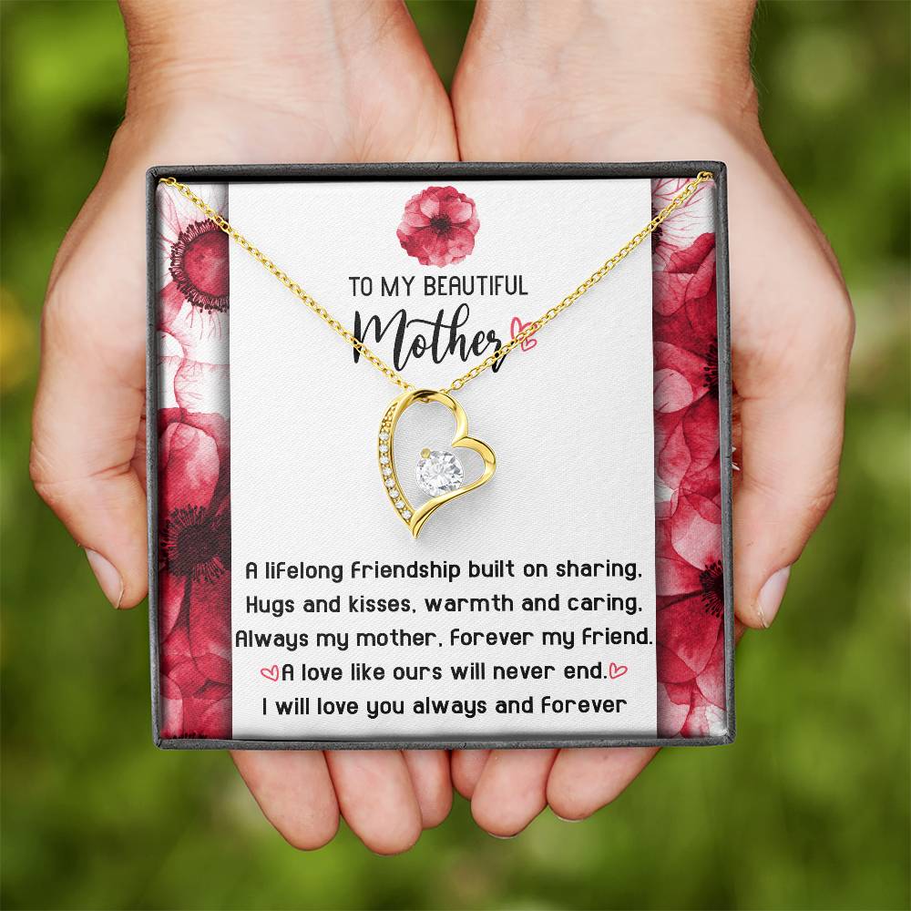 Gift for Mom-Will Never End-Forever Love Necklace