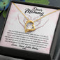 Gift for Mommy-I Love You -Forever Love Necklace