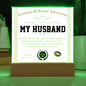 Gift For HUSBAND-Deepest Appreciation-Square Plaque