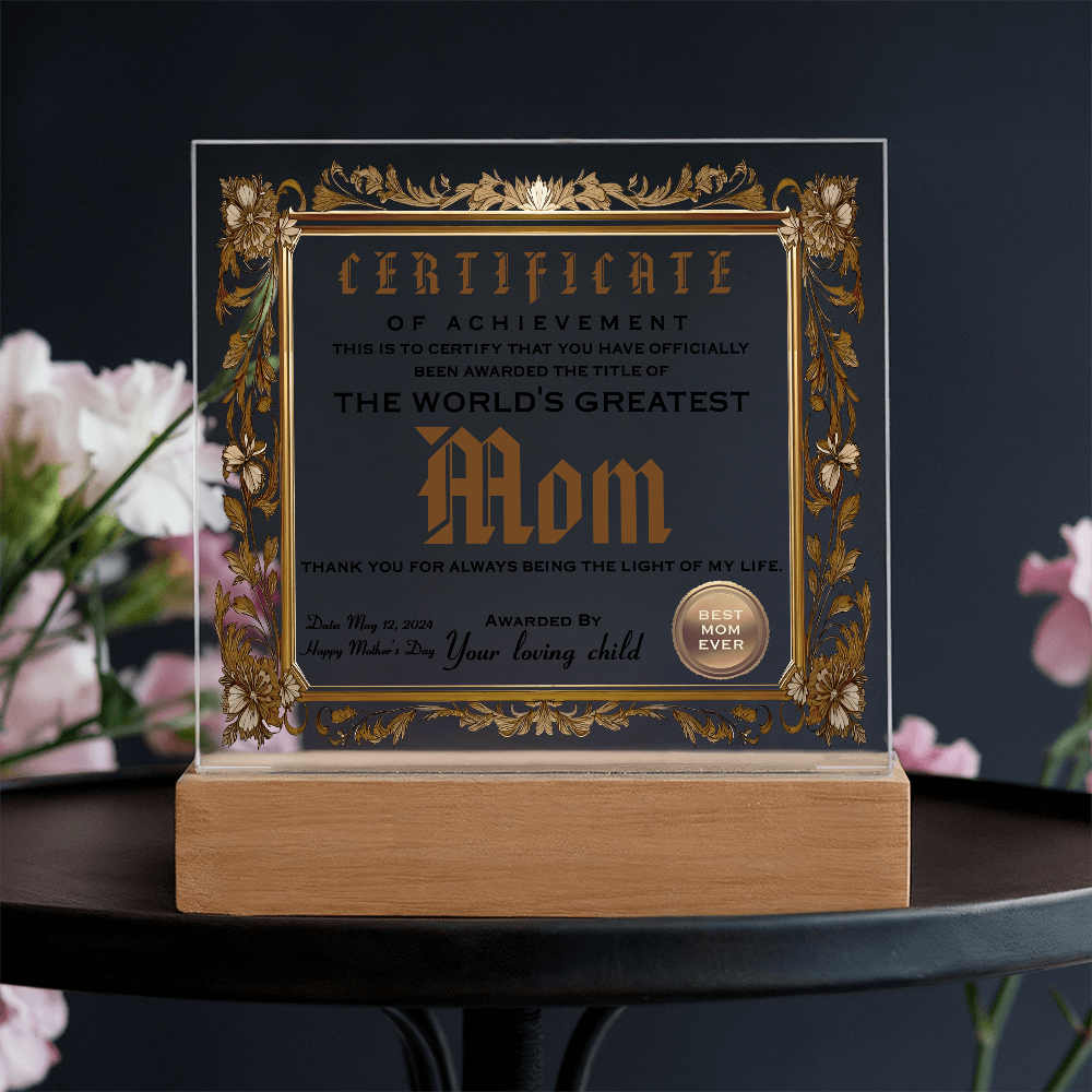Mom-Happy Mother's Day-Acrylic Square