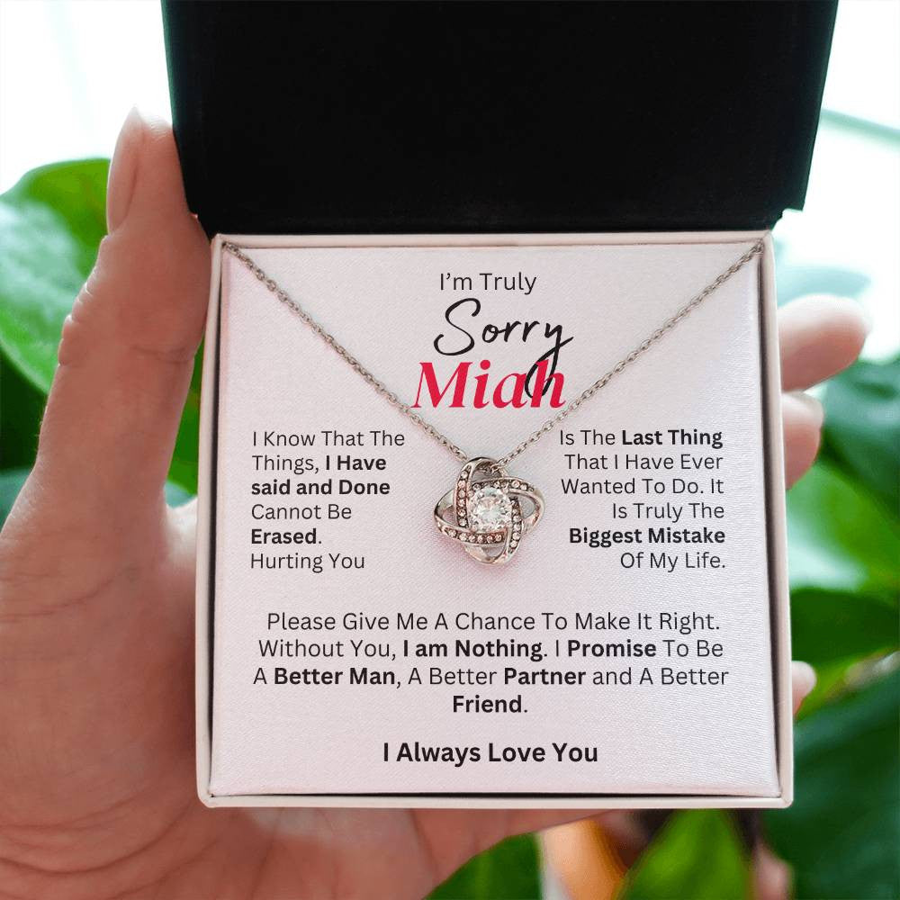 I'm Truly Sorry -Personalize