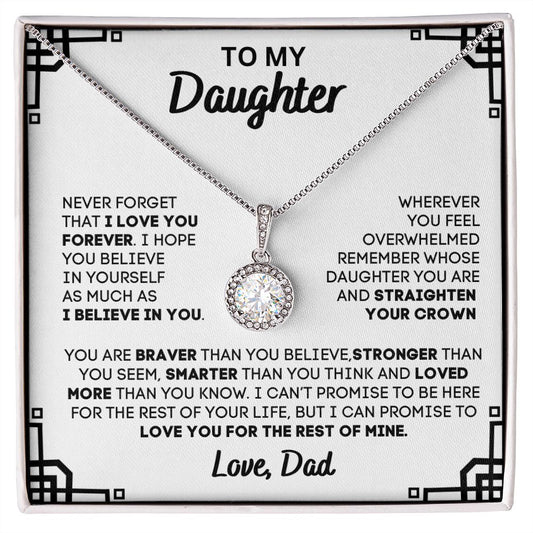 *Gift For Daughter- " You Are Braver Than You Believe" from Dad*
