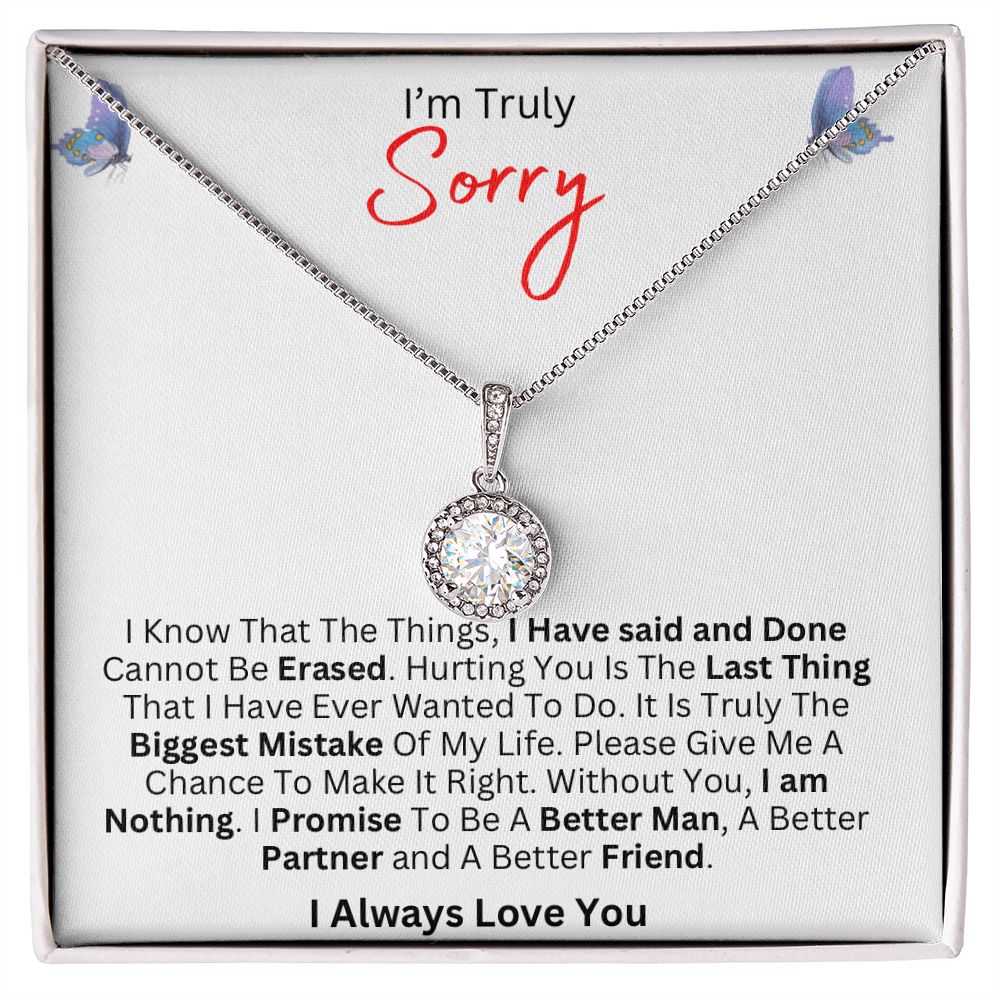 I'm truly sorry eternal hope