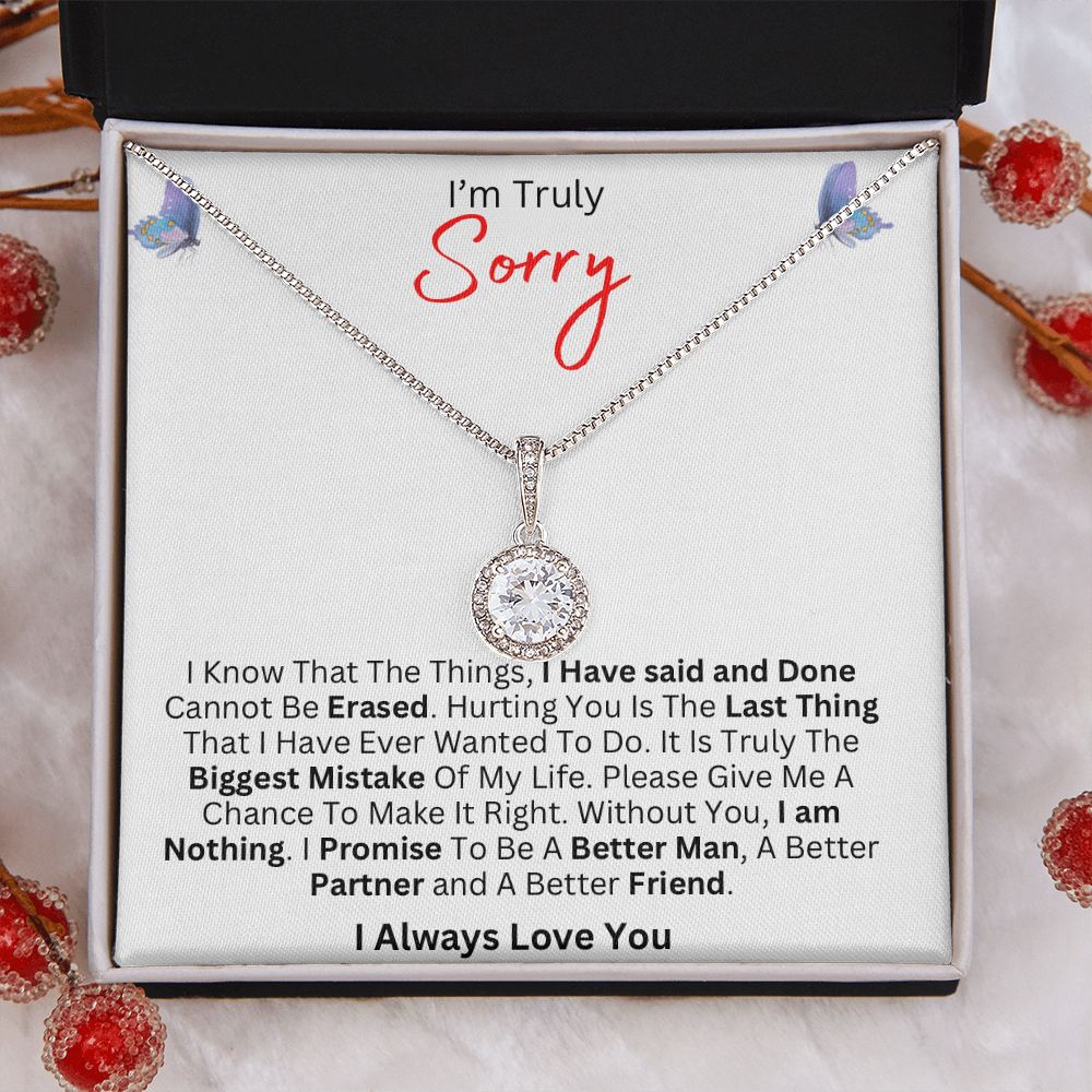 I'm truly sorry eternal hope