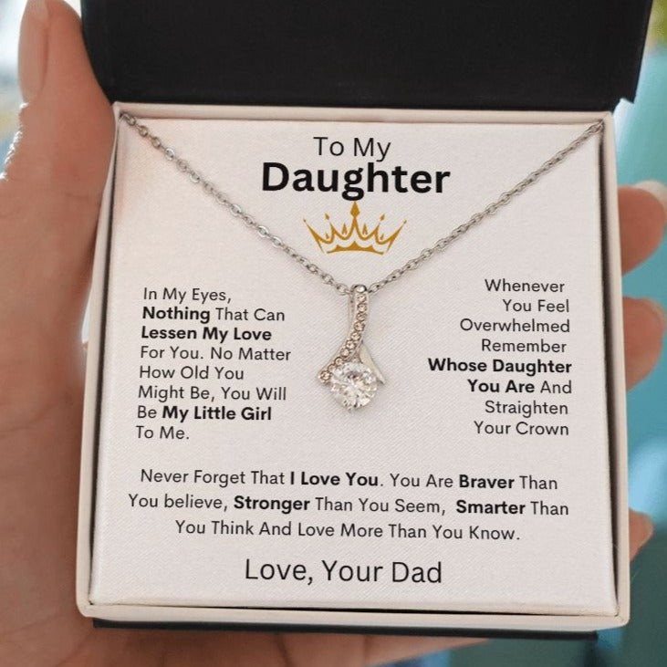 *Gift For Daughter-"Nothing Can Lessen My Love" From Dad**