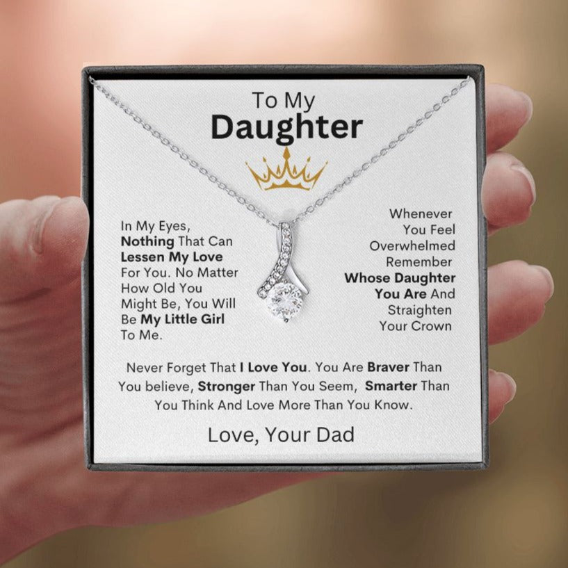 *Gift For Daughter-"Nothing Can Lessen My Love" From Dad**