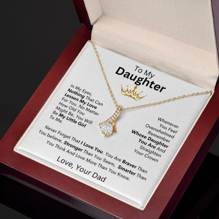 *Gift For Daughter-"Nothing Can Lessen My Love" From Dad**