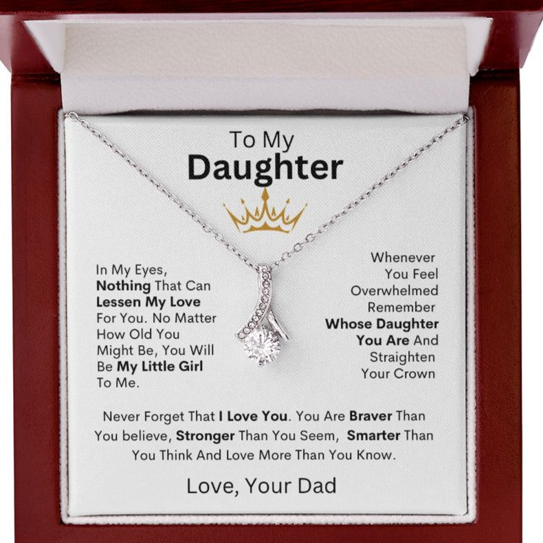 *Gift For Daughter-"Nothing Can Lessen My Love" From Dad**