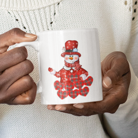 Grandma Hearts. 15oz White Mug