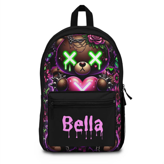Gothic Style Teddy Bear Backpack-Personalize