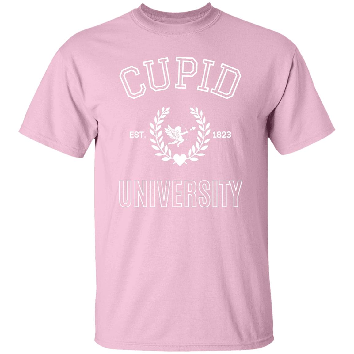 WHITE cupid university Tee