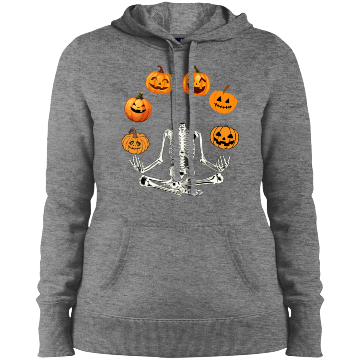 Pumpkins Heads Pullover Hooded Sweatshirt