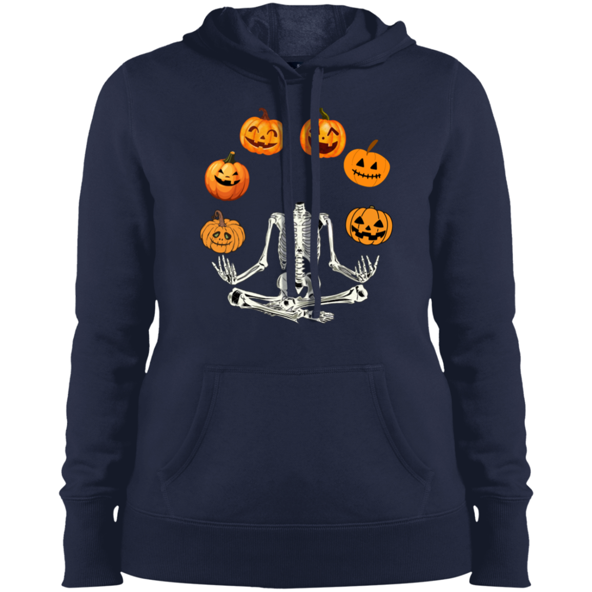 Pumpkins Heads Pullover Hooded Sweatshirt