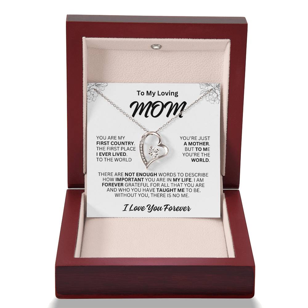 Gift For MOM- You're The World-Forever Love