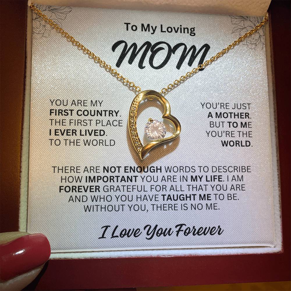 Gift For MOM- You're The World-Forever Love