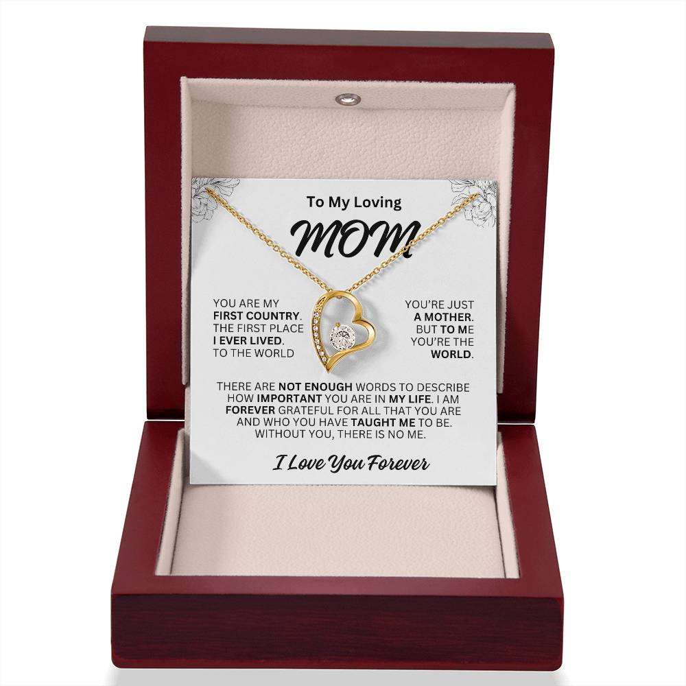 Gift For MOM- You're The World-Forever Love