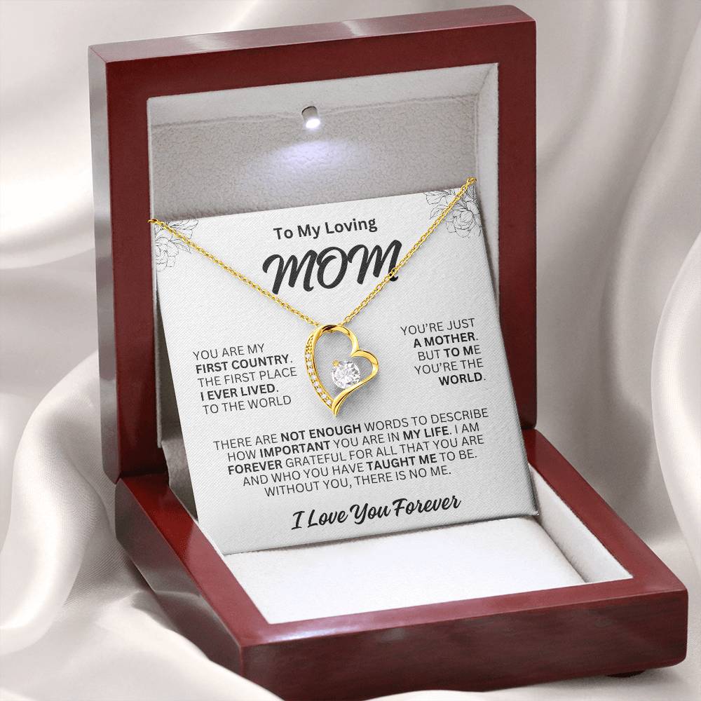 Gift For MOM- You're The World-Forever Love