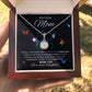 Gift for My Dear Mom with Butterfly-EH Necklace