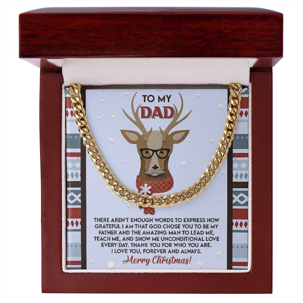 Gift for Dad:Be My Father-Cuban Link