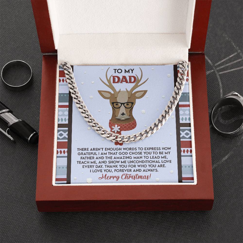 Gift for Dad:Be My Father-Cuban Link