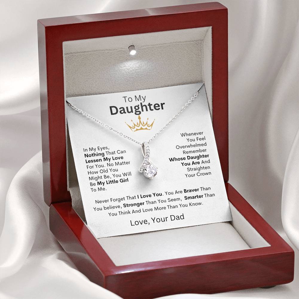 *Gift For Daughter-"Nothing Can Lessen My Love" From Dad**