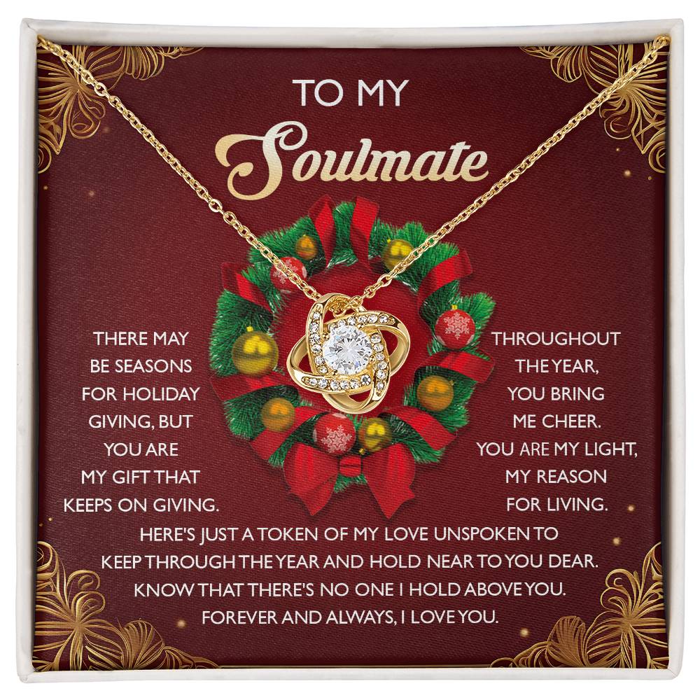 Soulmate:Bring Me Cheer-Love Knot Necklace