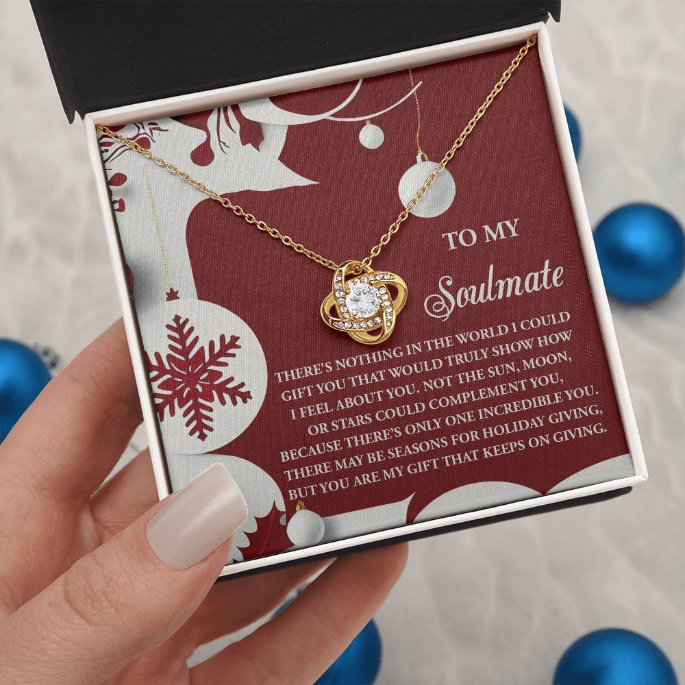 Soulmate:Holiday Gift-Love Knot Necklace