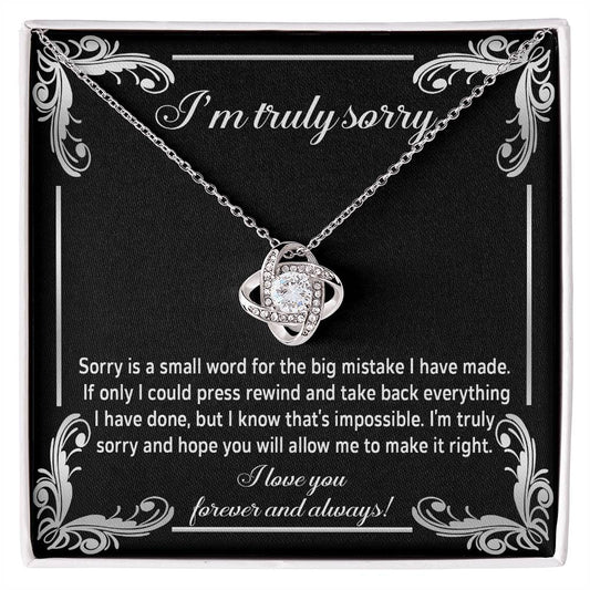 I'm Sorry-Make It Right 2-Love Knot Necklace