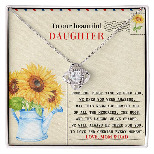 Gift for Daughter-The First Time-Love Necklace