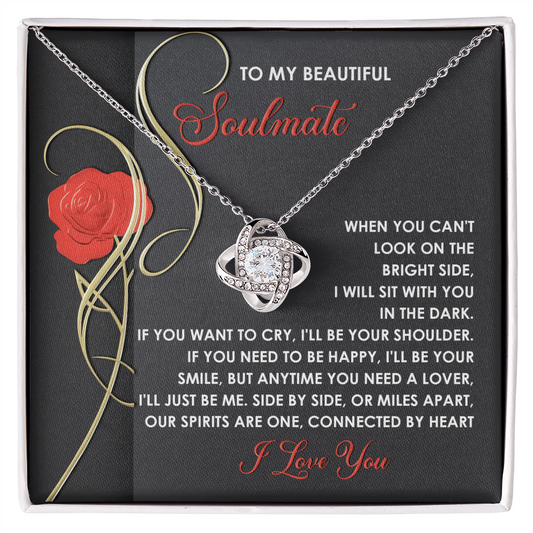 Soulmate:Be Me-Love Knot Necklace