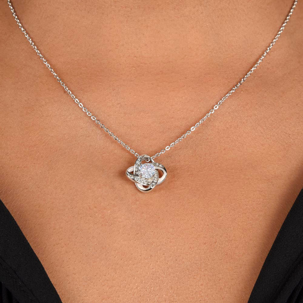 Soulmate:Eyes Off You-Love Knot Necklace