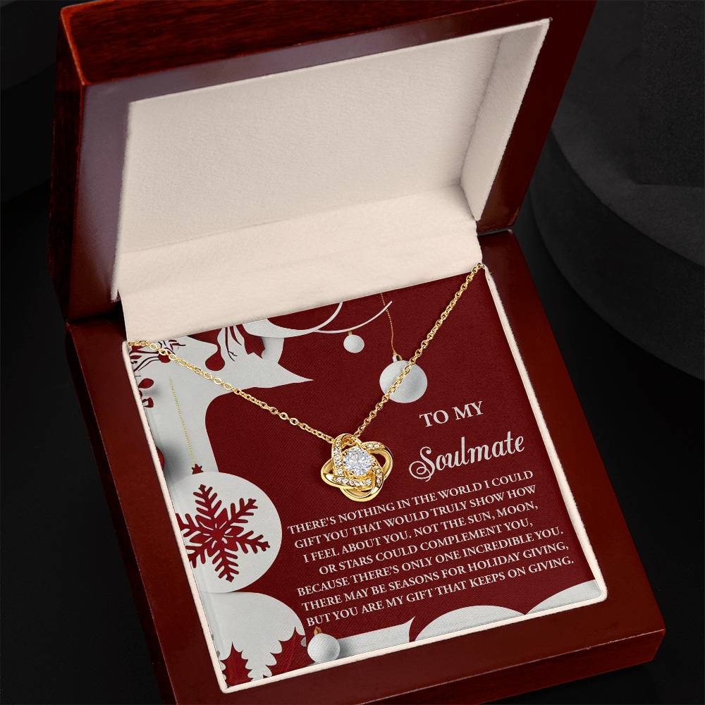 Soulmate:Holiday Gift-Love Knot Necklace