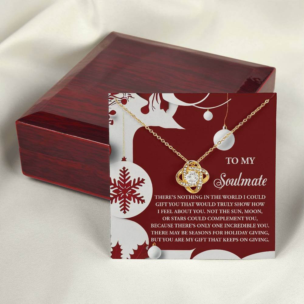 Soulmate:Holiday Gift-Love Knot Necklace