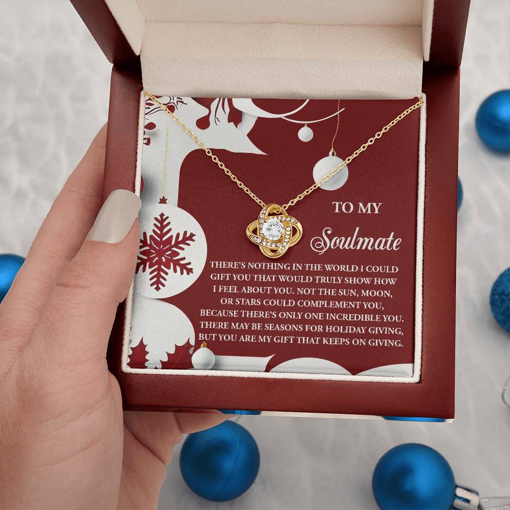 Soulmate:Holiday Gift-Love Knot Necklace