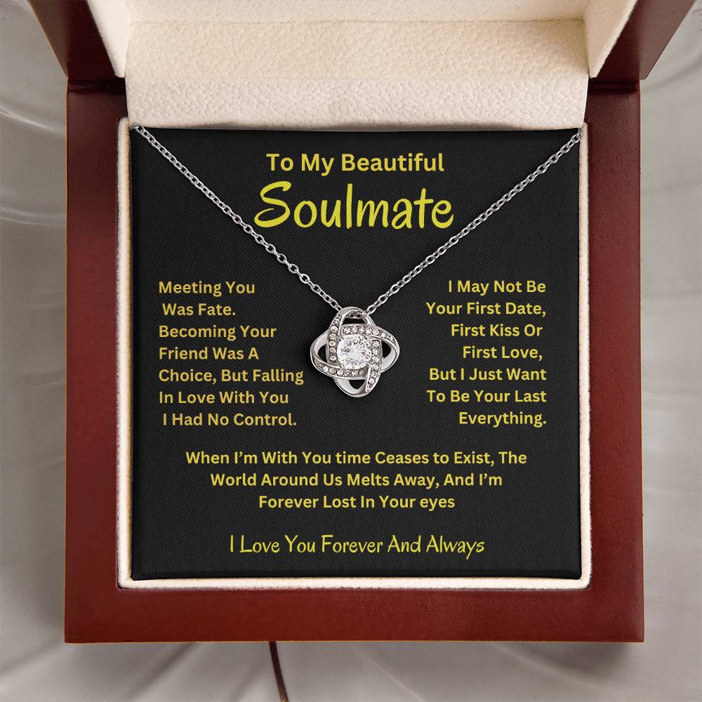 Gift For Soulmate- Lk-" Meeting You Was Fate"